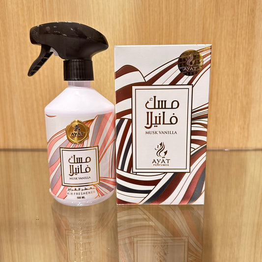 AYAT PERFUMES - Vaporisateur de Parfum d'Intérieur Musk Vanilla 500ml